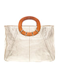Leather Top Handle Bag