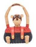 Wicker Top Handle Bag