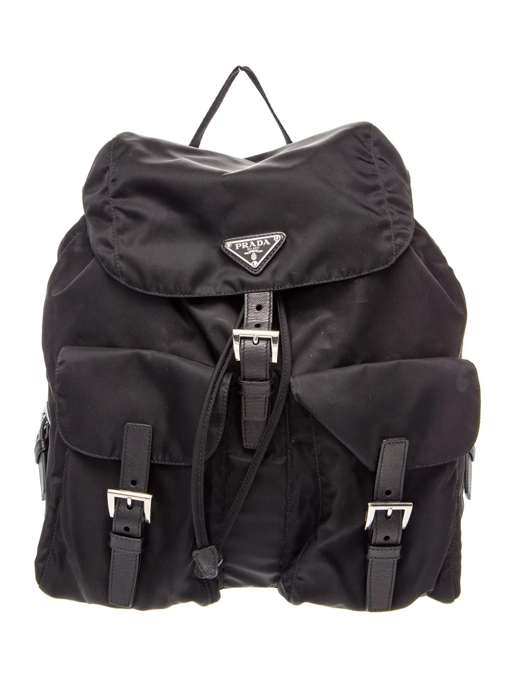 Saffiano Leather Backpack
