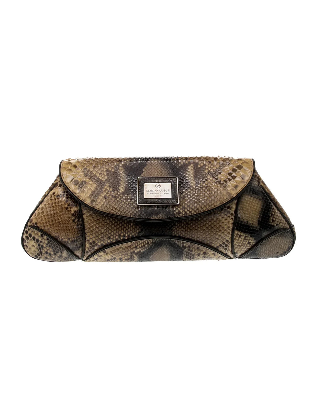 Snakeskin Clutch