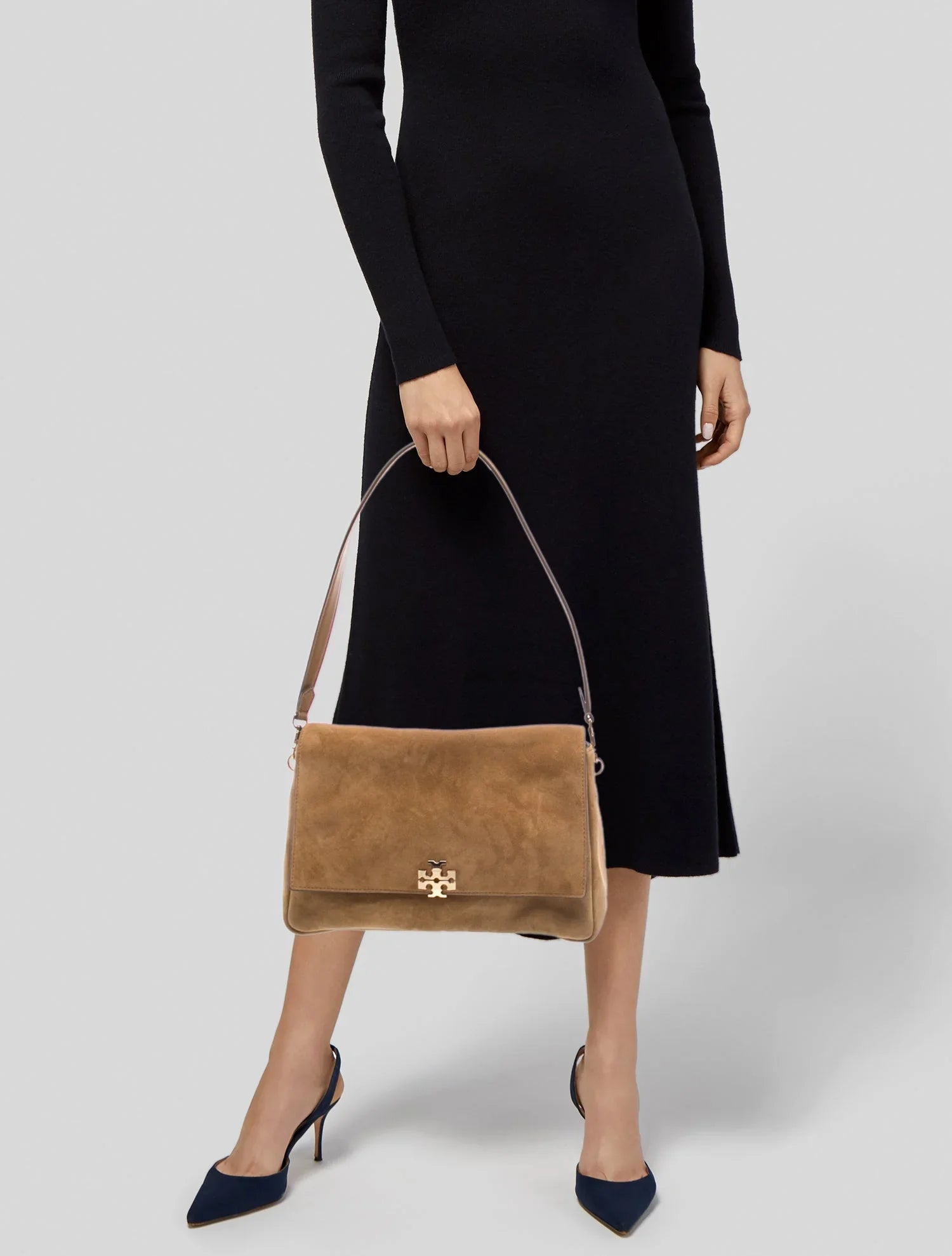 Suede Shoulder Bag