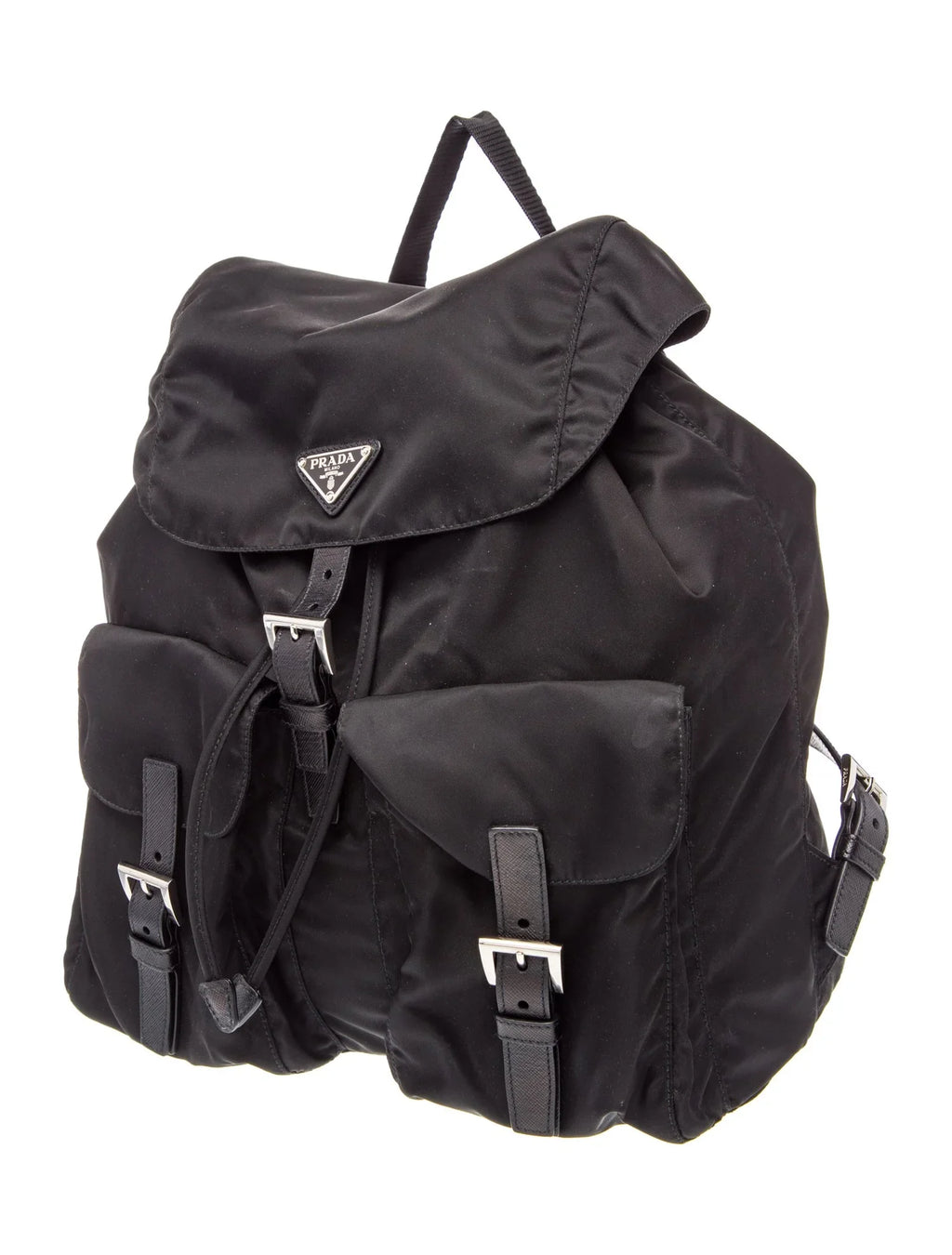 Saffiano Leather Backpack