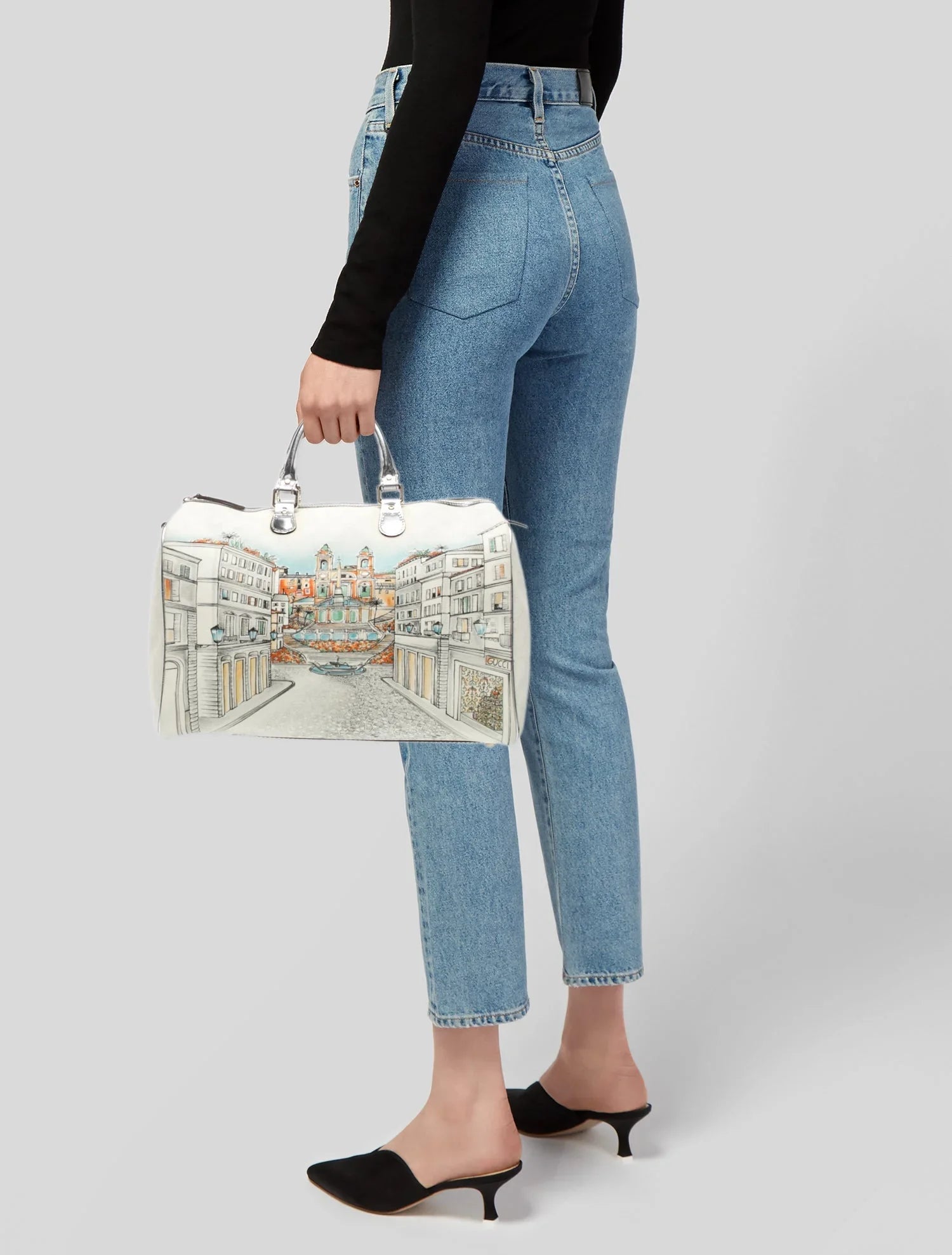GG Supreme Top Handle Bag