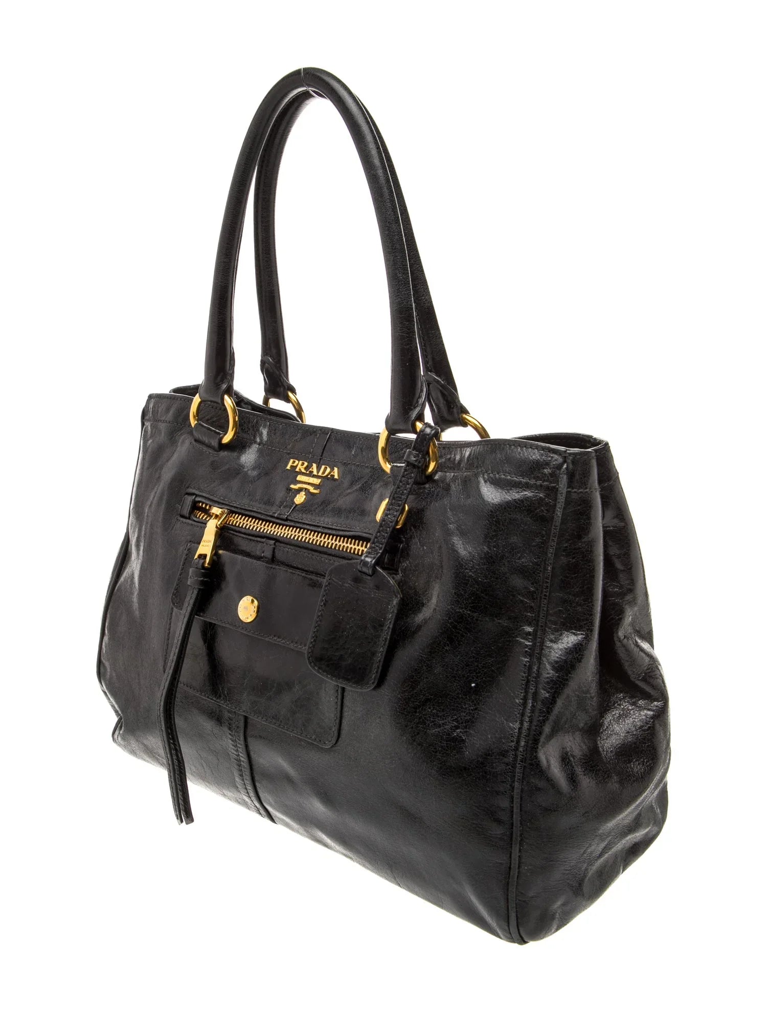Tessuto Nylon Leather Bag
