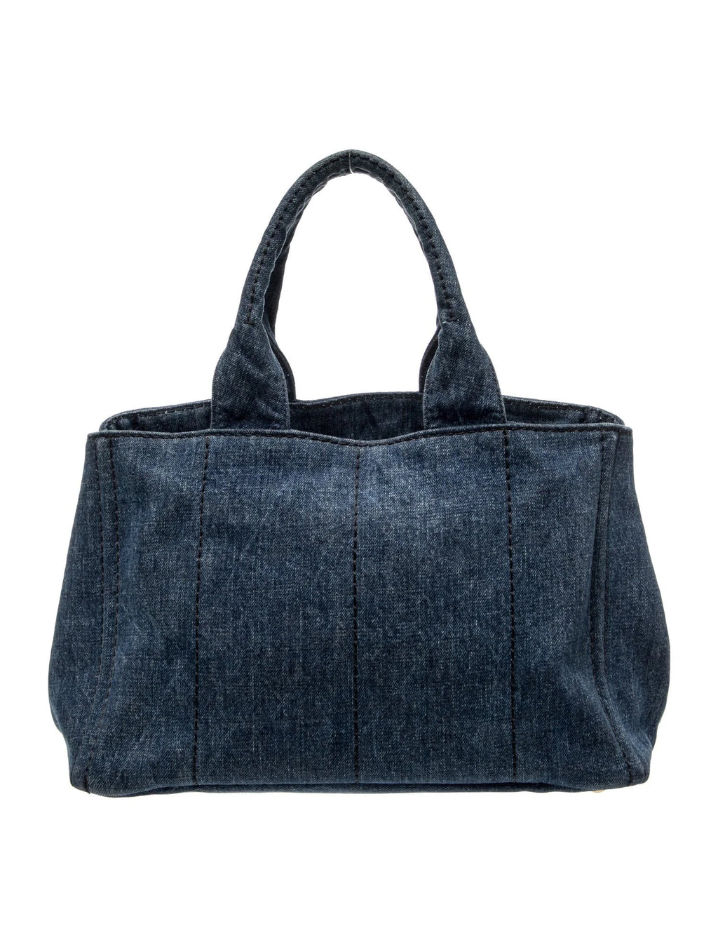 Enameled Metal Triangle Tote
