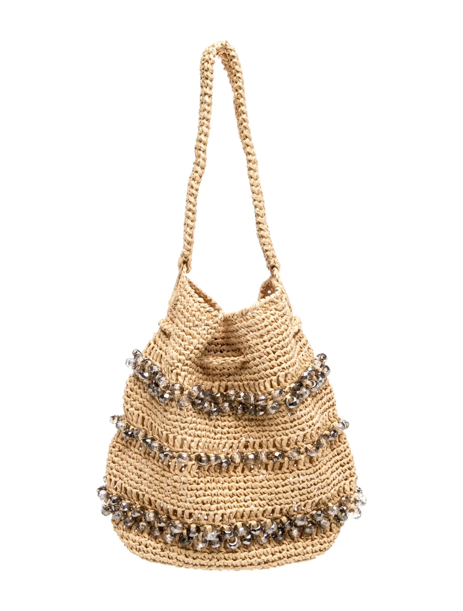 Raffia Shoulder Bag