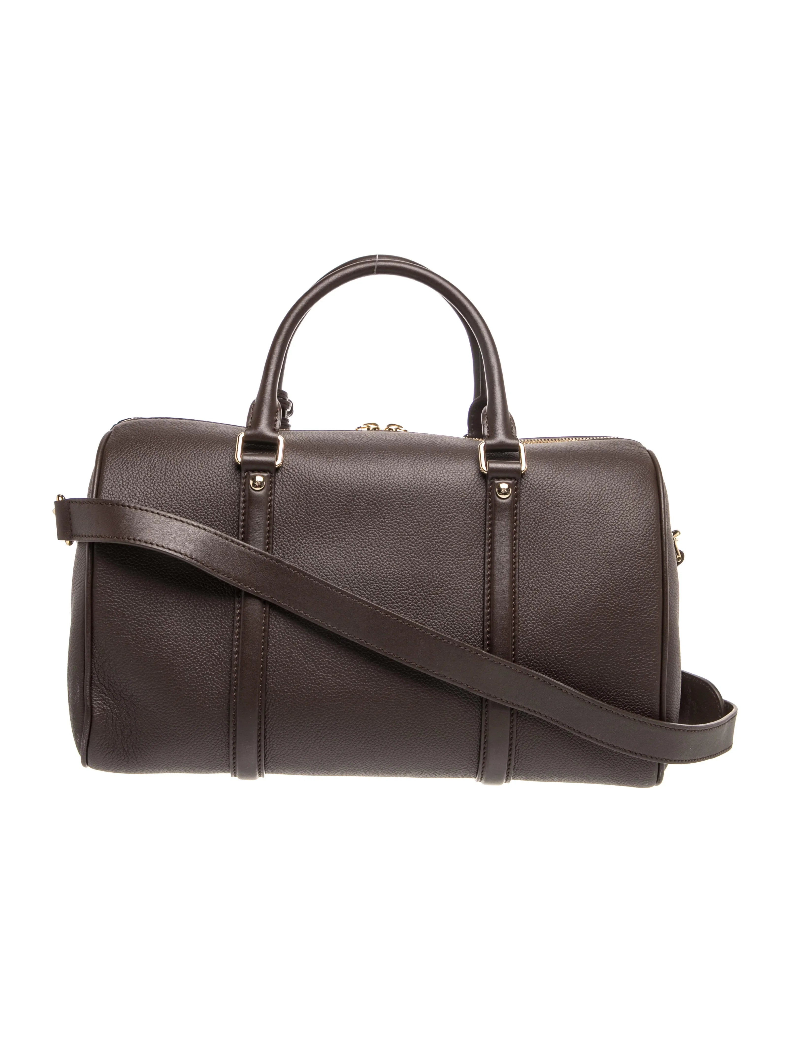 Leather Top Handle Bag