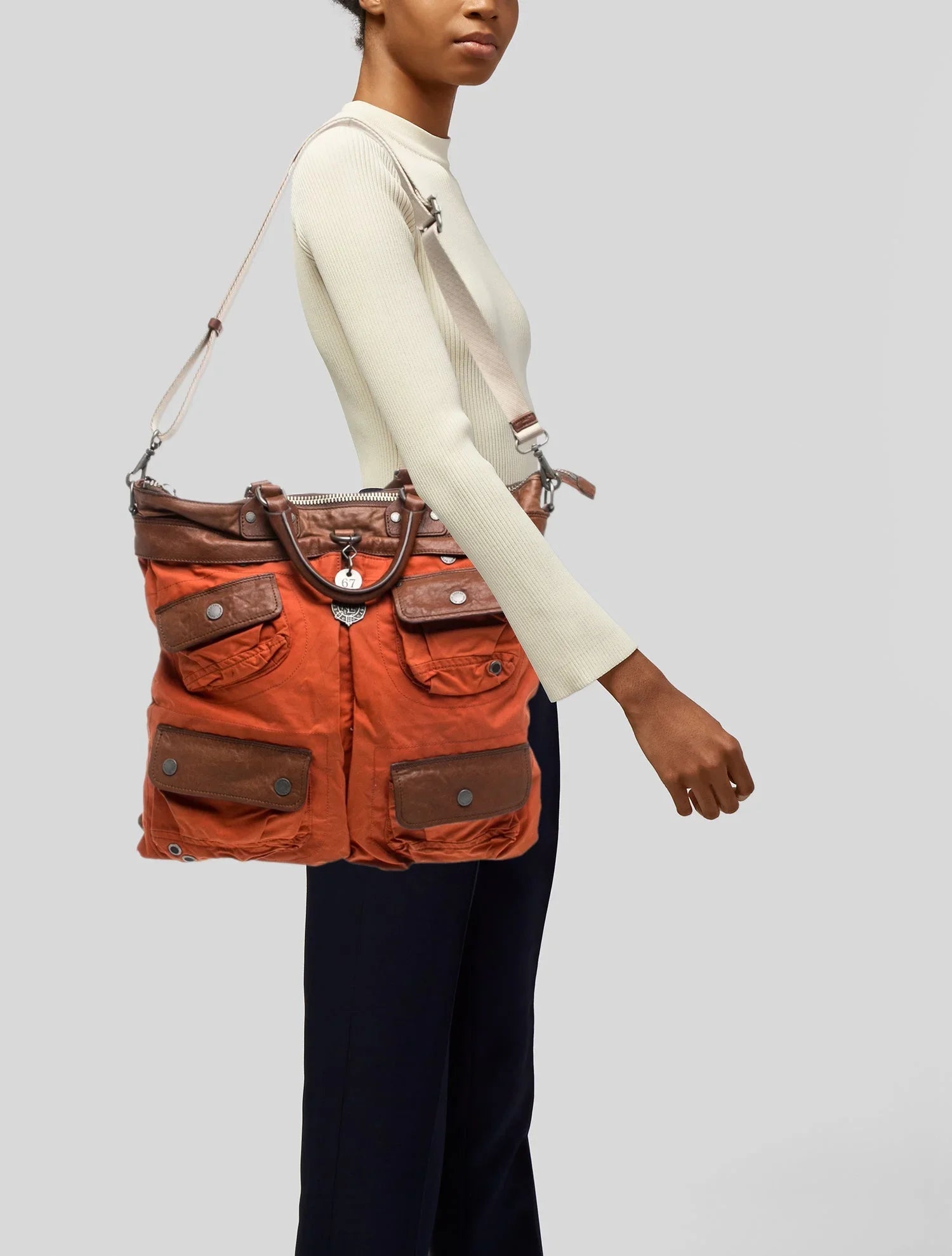 Leather Messenger Bag