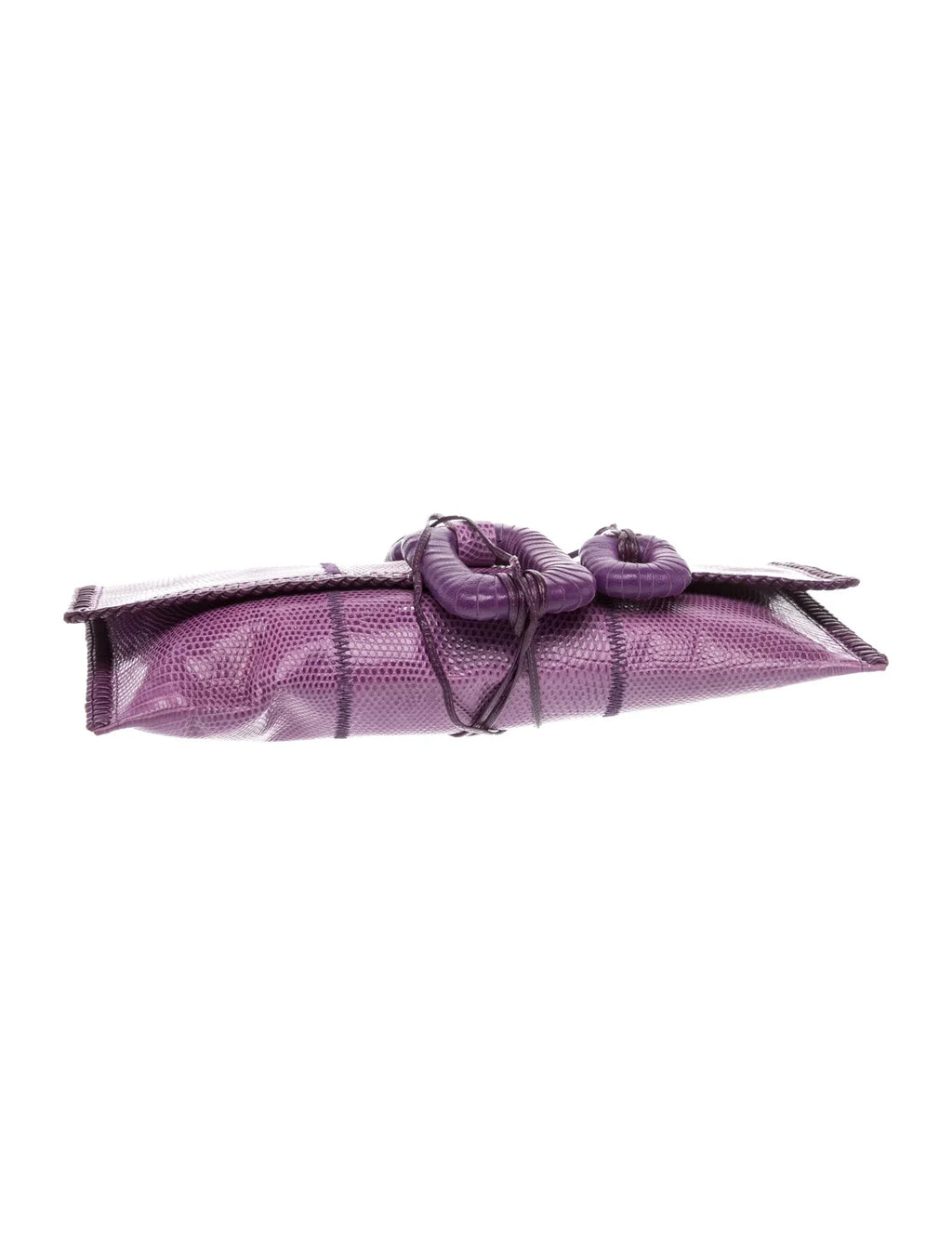 Embossed Leather Clutch