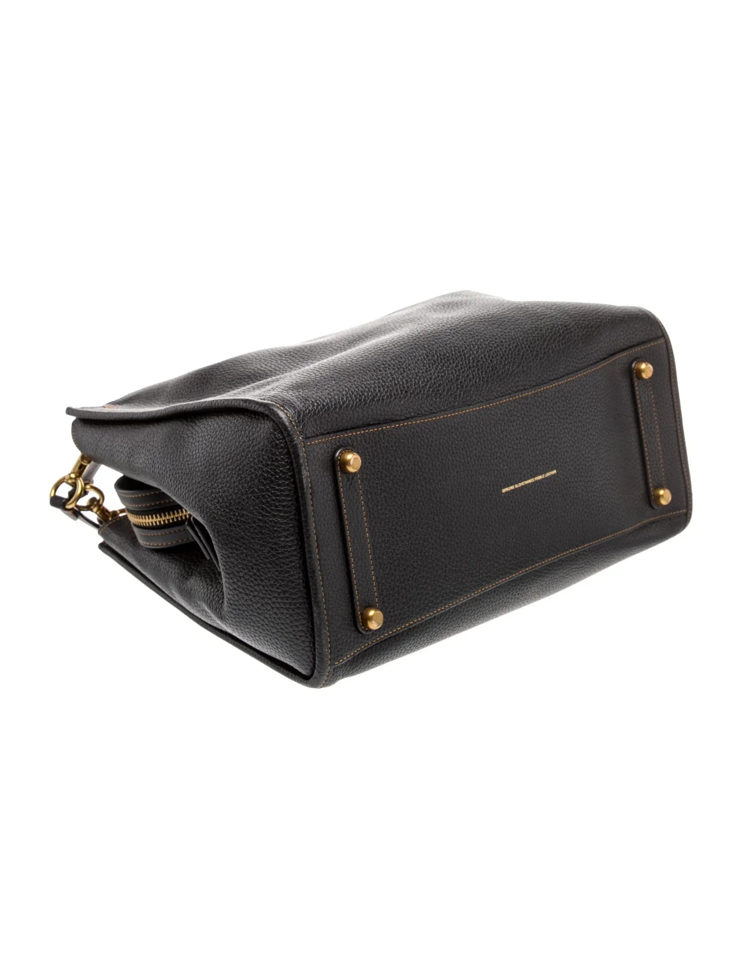 Leather Top Handle Bag