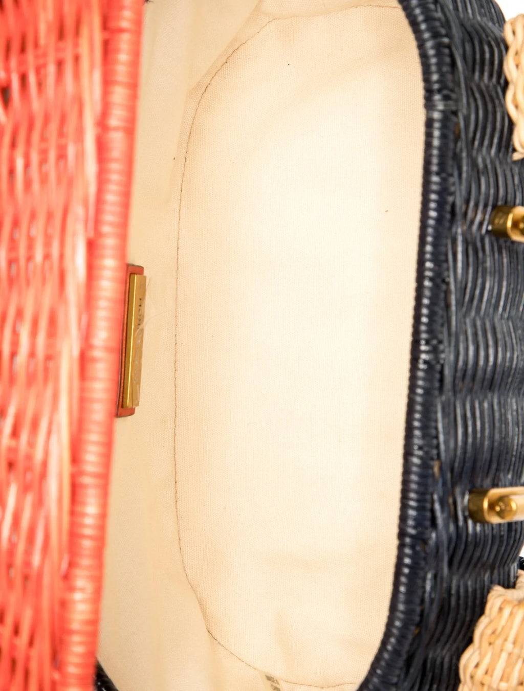 Wicker Top Handle Bag